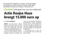 Artikel in Dagblad de Limburger